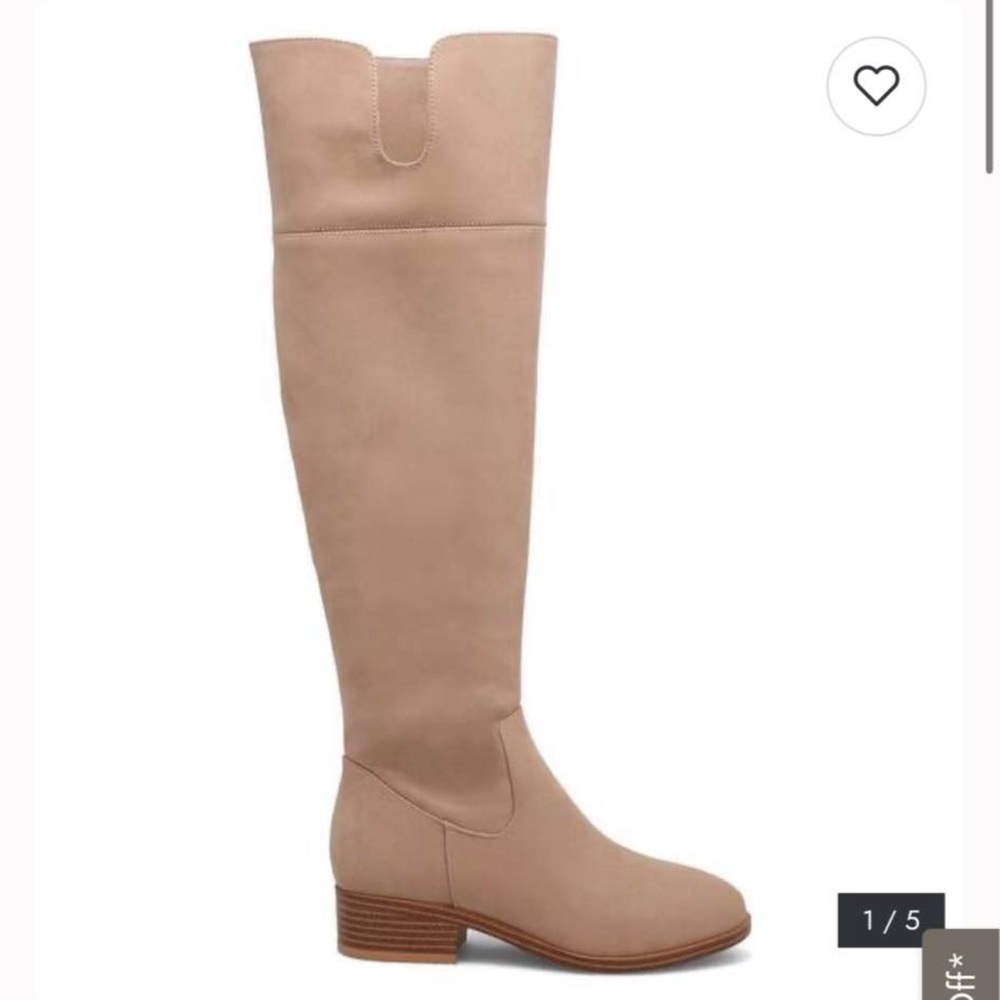 MIA Lellis Women's Tan Knee-High Boots- size 7.5